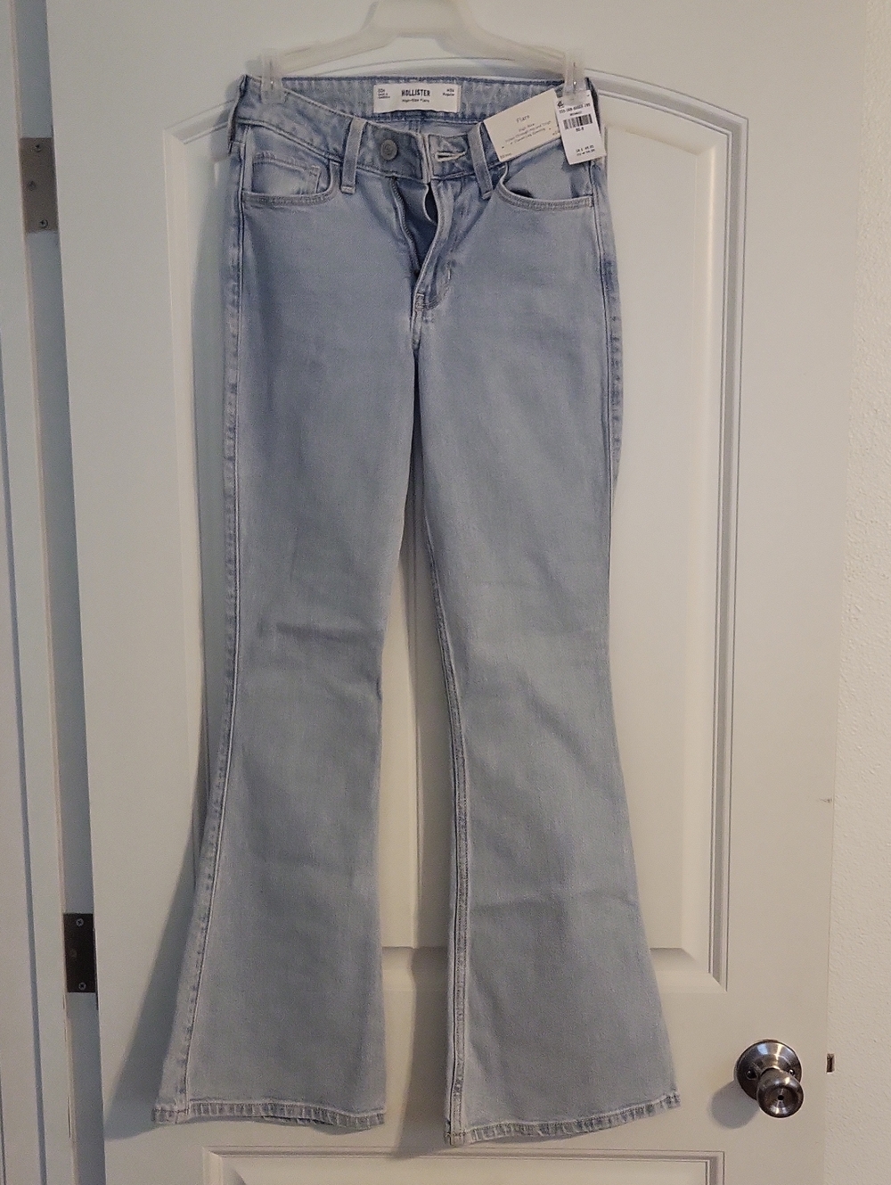 Light Blue Flare Jeans - Unsure Brand